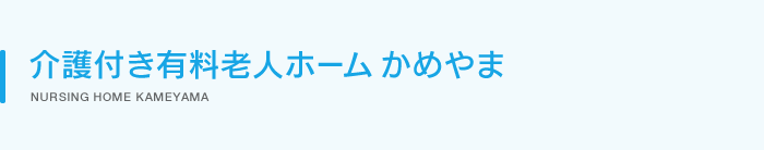 介護付き有料老人ホーム かめやま